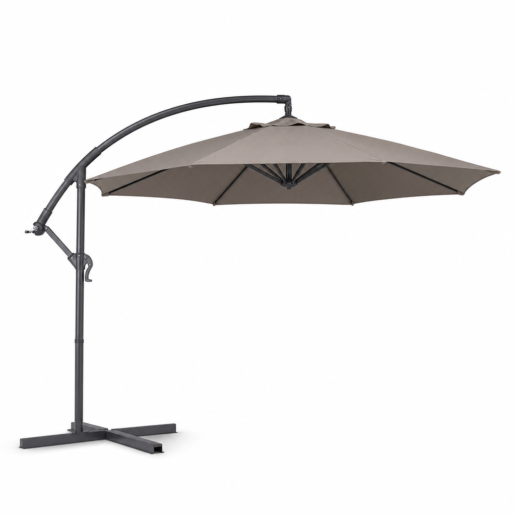Zweefparasol Ø 300 cm met Voet
