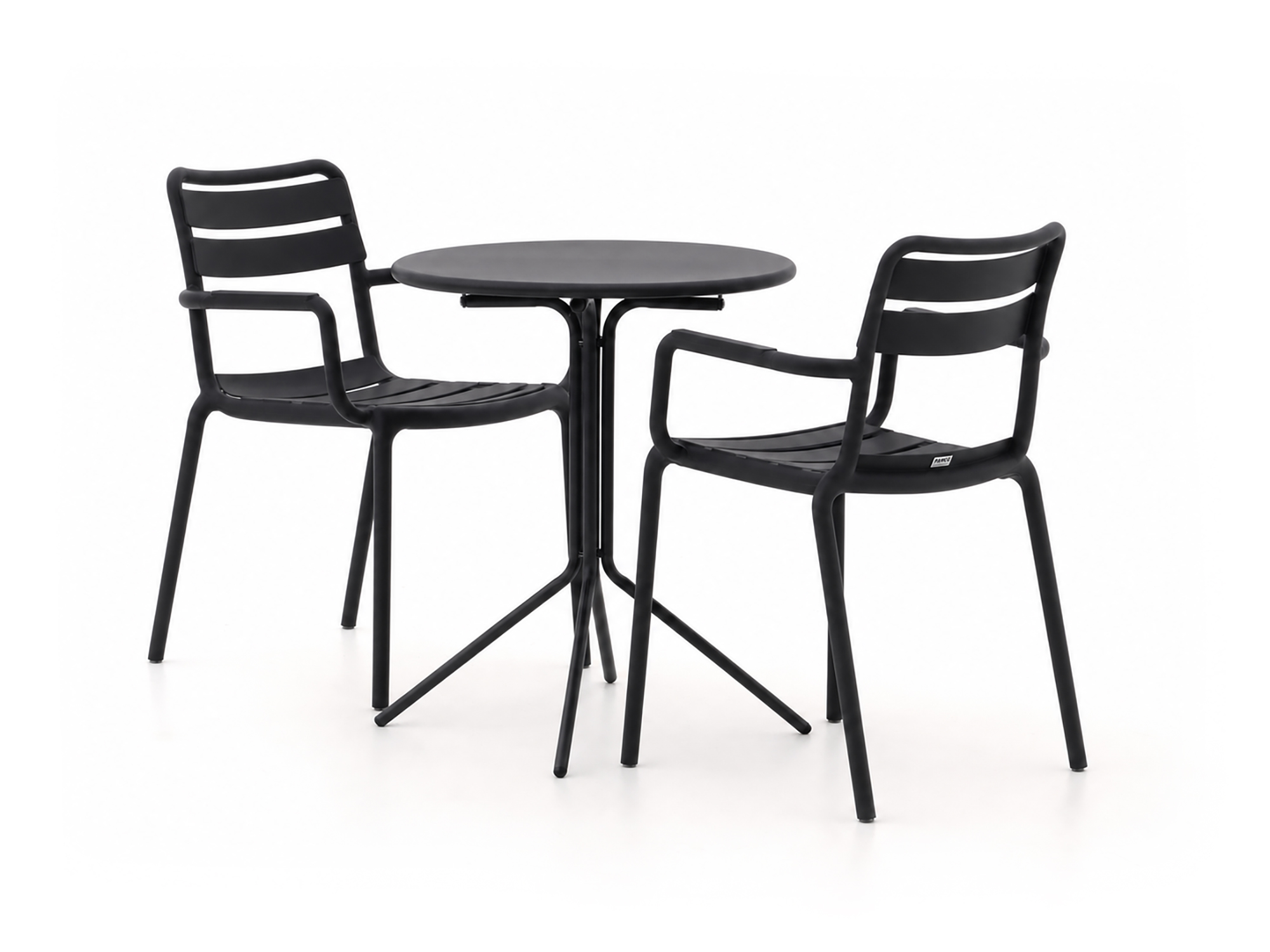 Forza Vico/Aziano ø60cm dining tuinset 3-delig stapelbaar