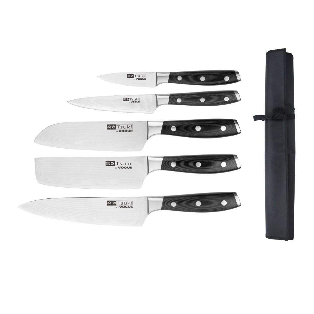 Vogue Tsuki Series 7 5-delige messenset met foedraal